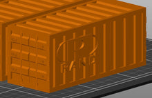 Load image into Gallery viewer, Shipping Containers - Miniature Terrain - Marvel: Crisis Protocol Terrain - Size 3 - 3D Printed
