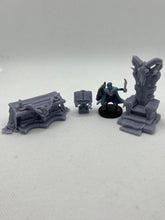 Load image into Gallery viewer, Altar/Throne/Pedestal/Spell book - Tabletop Terrain | Scatter Terrain | Miniatures Terrain | Dungeons and Dragons | Pathfinder
