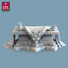 Load image into Gallery viewer, Altar/Throne/Pedestal/Spell book - Tabletop Terrain | Scatter Terrain | Miniatures Terrain | Dungeons and Dragons | Pathfinder
