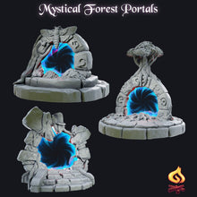 Load image into Gallery viewer, Portal Miniature/Forest Portal/Mystical Portal/Teleport - Tabletop Terrain | Dungeons and Dragons | Safehold | Portals of Atarien
