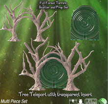 Load image into Gallery viewer, Forest Terrain Set 2| Vine Wall with holes for Magnets | Forest Portal | Vine Wall Terrain | Dungeons and Dragons | 32mm| Sync Ratio Systems
