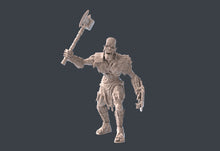 Load image into Gallery viewer, Stone Giant Miniature | Stone Giant Elder | Male Stone Giant | Female Stone Giant | Dungeons and Dragons | RPG | 32mm | Huge Creature
