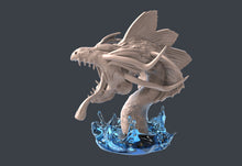 Load image into Gallery viewer, Giant Eel | Sea Monster | Sea Serpent | Ocean Miniature | Water Miniature | Underwater | Dungeons and Dragons Terrain | Sync Ratio Systems
