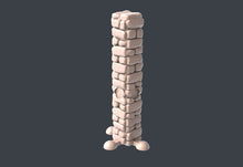 Load image into Gallery viewer, Warzone Terrain Set 2 | Brick Walls w/ holes for Magnets | Brick Wall Scatter Terrain | Battlefield Scatter Terrain | Bolt Action | 32m
