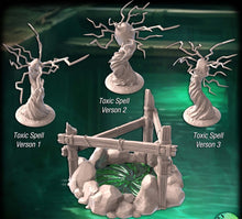 Load image into Gallery viewer, Sewer Terrain Set 2 | Underground Scatter Terrain | Rat Swarm Miniature | Spell Effects | Sewer Portal | Sewer Cages | DnD Terrain | 32mm
