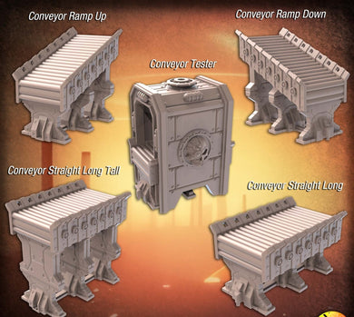 Sci-Fi Factory Terrain Set 3 | Science Fiction Terrain | Cyberpunk Factory Terrain | Futuristic Factory | Machinery Terrain | RPG | 32mm