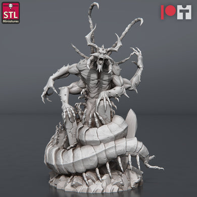 Frostgrave Tiszirain Scalpendra | Centipede Demon | Centipede Monster | Giant Centipede | Chilopendra | RPG | Dungeons and Dragons | DnD