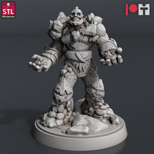 Load image into Gallery viewer, Frostgrave Coal Golem | Rock Golem | Clay Golem | Stone Golem | 32mm | RPG | Dungeons and Dragons | DnD
