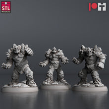 Load image into Gallery viewer, Frostgrave Coal Golem | Rock Golem | Clay Golem | Stone Golem | 32mm | RPG | Dungeons and Dragons | DnD
