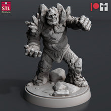 Load image into Gallery viewer, Frostgrave Coal Golem | Rock Golem | Clay Golem | Stone Golem | 32mm | RPG | Dungeons and Dragons | DnD
