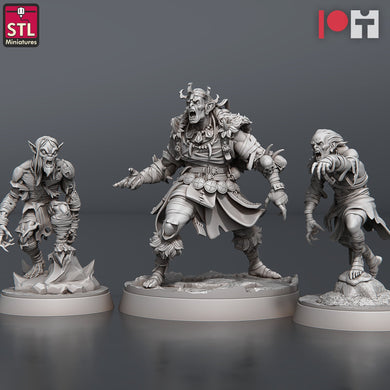 Ghoul Set | Ghoul King | Frostgrave | Revenant | Undead | Curse of Strahd | 32mm | RPG | Dungeons and Dragons | 5e DnD