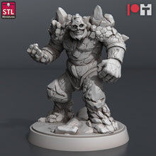 Load image into Gallery viewer, Frostgrave Coal Golem | Rock Golem | Clay Golem | Stone Golem | 32mm | RPG | Dungeons and Dragons | DnD
