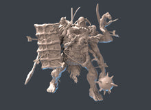 Load image into Gallery viewer, Undead Abomination | Flesh Golem | Zombie Creature | Stitch Ghoul | Gargantuan Monster | Dungeons and Dragons | 5E| Pathfinder | 32mm
