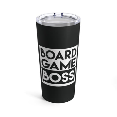 Board Game Boss Tumbler 20oz - Dishwasher Safe