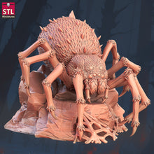 Load image into Gallery viewer, Giant Spider Miniature Set | Large Spider | Giant Spider | Spider Swarm | Wolf Spider | Shelob | 5E | Dungeons and Dragons |DnD |5th Edition
