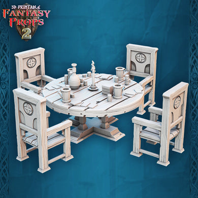 Tavern Miniature Set 2 | Inn Set | Bar Set | Ale House | DnD 5E | Tabletop Terrain | Scatter Terrain | Dungeons and Dragons| Pathfinder| RPG