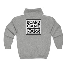 Load image into Gallery viewer, Board Game Boss Unisex Heavy Blend™ Full Zip Hooded Sweatshirt
