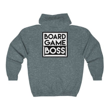 Load image into Gallery viewer, Board Game Boss Unisex Heavy Blend™ Full Zip Hooded Sweatshirt
