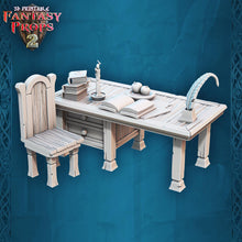 Load image into Gallery viewer, Tavern Miniature Set 3 | Inn Set | Bar Set | Ale House | DnD 5E | Tabletop Terrain | Scatter Terrain | Dungeons and Dragons| Pathfinder| RPG
