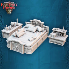 Load image into Gallery viewer, Tavern Miniature Set 3 | Inn Set | Bar Set | Ale House | DnD 5E | Tabletop Terrain | Scatter Terrain | Dungeons and Dragons| Pathfinder| RPG
