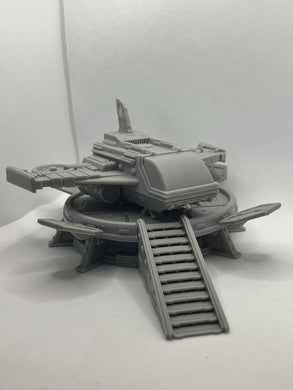 Spaceport Landing Pad | Spaceship | Space Shuttle | Shuttle Craft| Sci-Fi Terrain | Science Fiction Terrain | Cyberpunk Terrain | RPG | 32mm