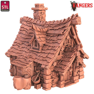 House Terrain | Cottage | Cabin | Village Terrain | Rangers of Shadow Deep Environment | Dungeons and Dragons | DnD | 5th Edition | House A