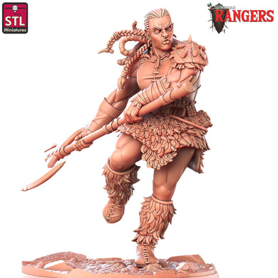 Savage Companion | Rangers of Shadow Deep Miniature | Soldier | Fighter | Barbarian | Companion | Dungeons and Dragons | DnD | 5th Edition