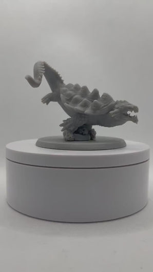 Dragon Turtle Miniature | Dragon Menagerie | Ancient Dragon | Adult Dragon | Young Dragon | Dungeons and Dragons | Large | Huge | Gargantuan