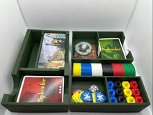 Load image into Gallery viewer, Splendor and Expansion Insert - Splendor Box Insert - Cities of Splendor Insert - Board Game Organizer - Board Game Holder
