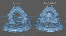 Load image into Gallery viewer, Crystal Portal/Elven Portal/Portal Miniature - Tabletop Terrain | Scatter Terrain | Dungeons and Dragons | Safehold | Portals of Atarien
