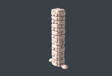Load image into Gallery viewer, Warzone Terrain Set 2 | Brick Walls w/ holes for Magnets | Brick Wall Scatter Terrain | Battlefield Scatter Terrain | Bolt Action | 32m
