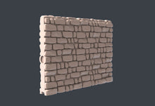 Load image into Gallery viewer, Warzone Terrain Set 2 | Brick Walls w/ holes for Magnets | Brick Wall Scatter Terrain | Battlefield Scatter Terrain | Bolt Action | 32m
