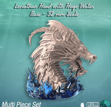 Load image into Gallery viewer, Leviathan | Sea Monster | Sea Serpent | Ocean Miniature | Water Miniature | Underwater | Dungeons and Dragons Terrain | Sync Ratio Systems
