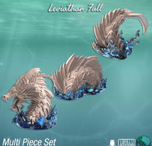 Load image into Gallery viewer, Leviathan | Sea Monster | Sea Serpent | Ocean Miniature | Water Miniature | Underwater | Dungeons and Dragons Terrain | Sync Ratio Systems
