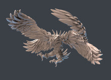 Load image into Gallery viewer, Frost Phoenix | Giant Ice Bird | Giant Bird Miniature | Flying Creature Multiple Sizes | Tundra Terrors| Ice Phoenix | Roc | DnD | 32mm
